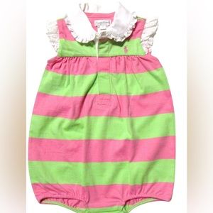Ralph Lauren Baby Rugby Onesie Sz 3M
